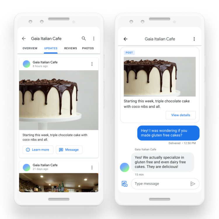 Чат в Google My Business | ApollonGuru Чат в Google My Business